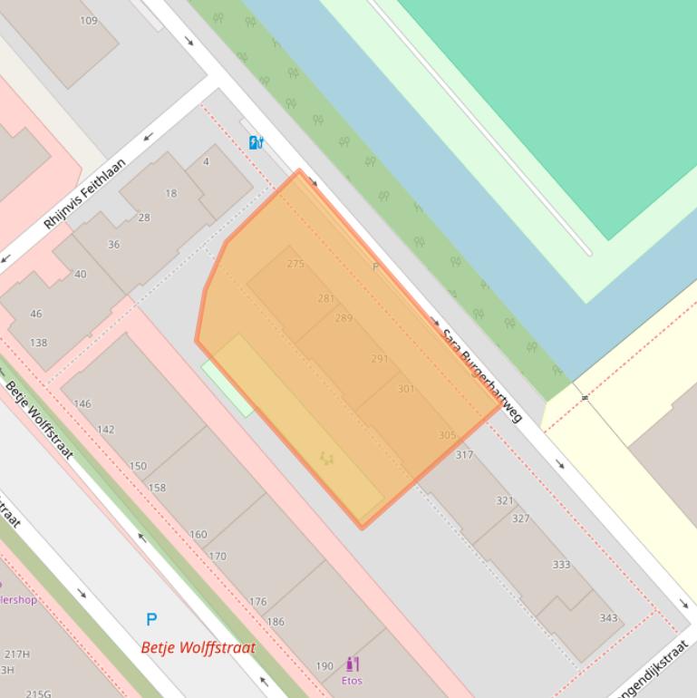 Kaart van postcodegebied 2533JH.