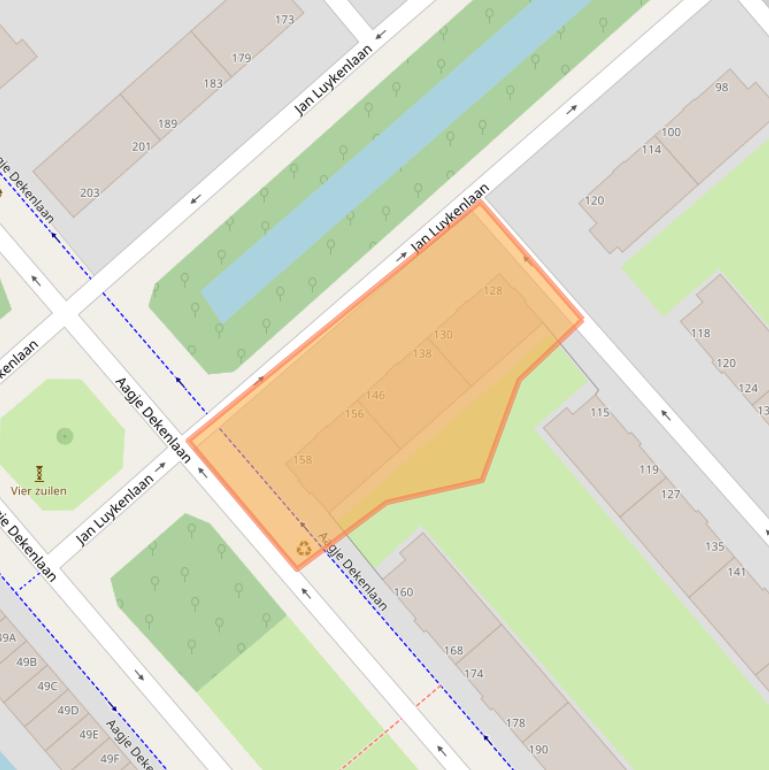 Kaart van postcodegebied 2533JV.