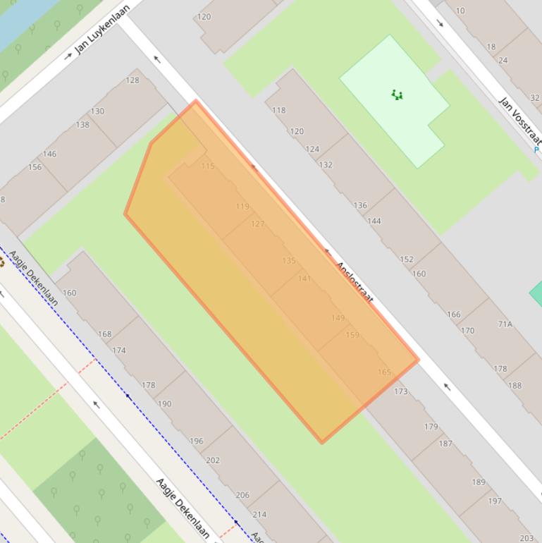 Kaart van postcodegebied 2533KC.