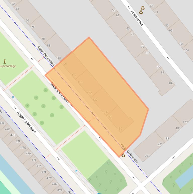 Kaart van postcodegebied 2533SL.