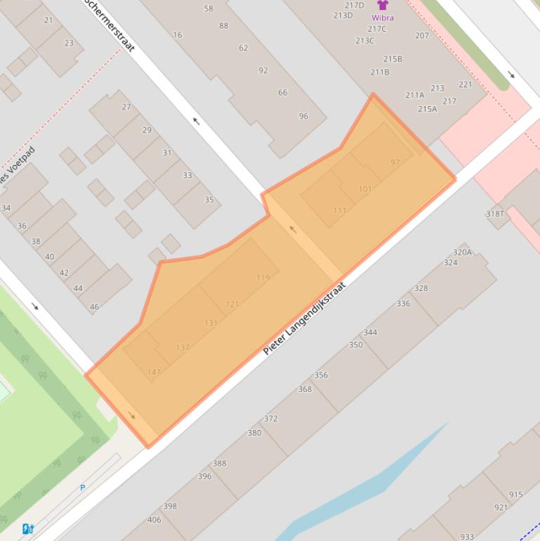 Kaart van postcodegebied 2533TH.