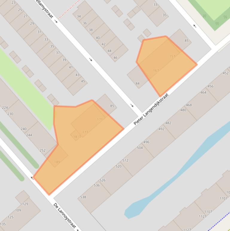 Kaart van postcodegebied 2533TJ.