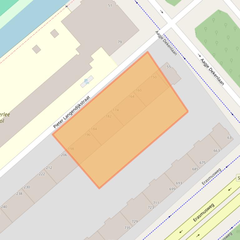 Kaart van postcodegebied 2533TN.