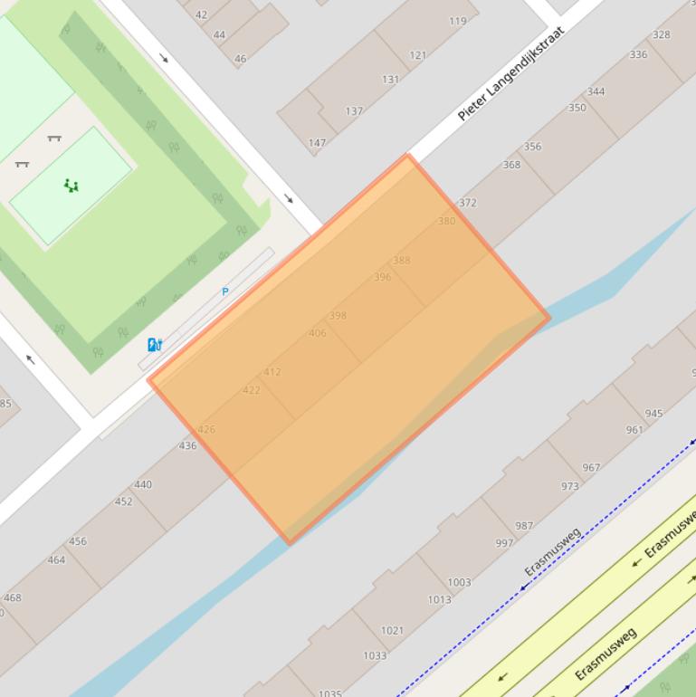 Kaart van postcodegebied 2533TT.