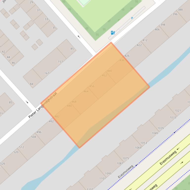 Kaart van postcodegebied 2533TV.