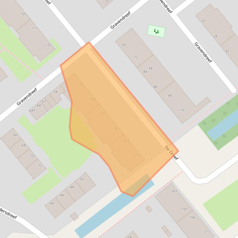 Kaart van postcodegebied 2542ND.