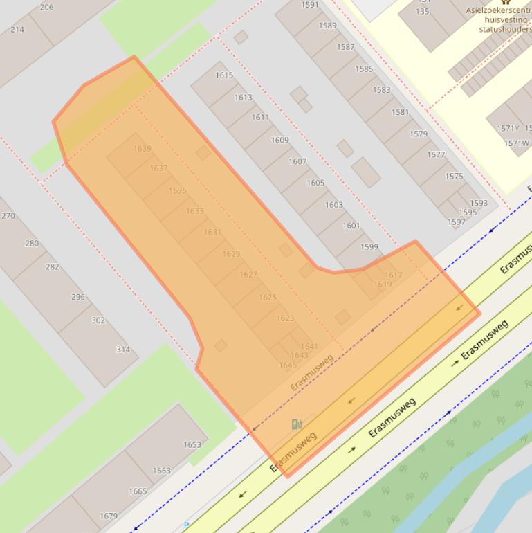 Kaart van postcodegebied 2542PD.