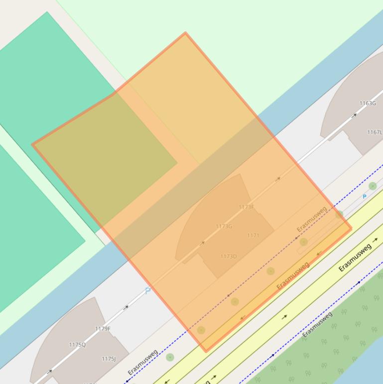 Kaart van postcodegebied 2542PT.