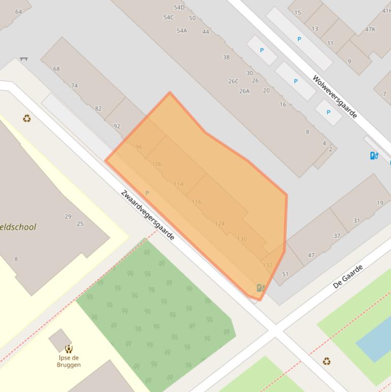 Kaart van postcodegebied 2542TH.