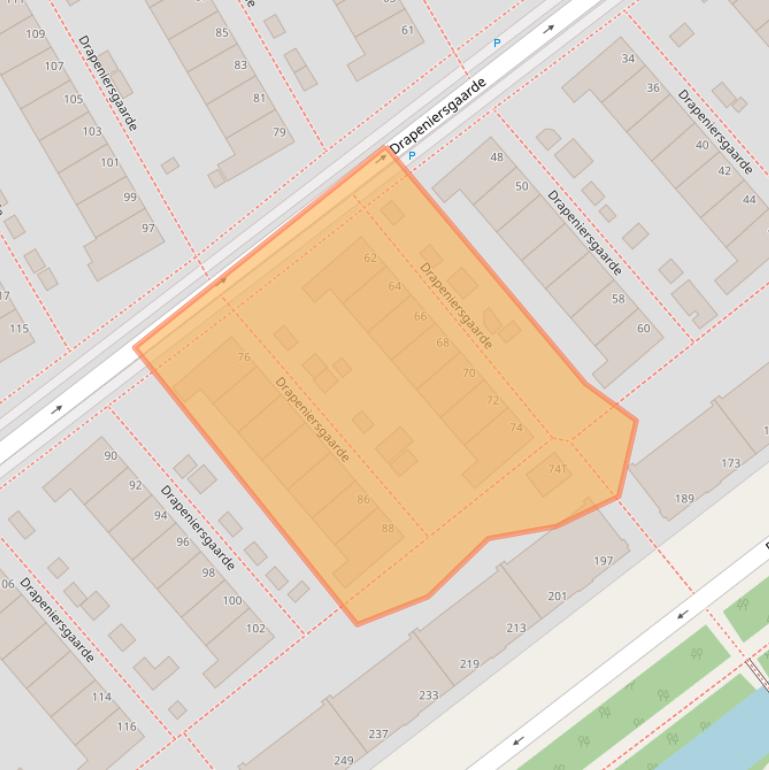 Kaart van postcodegebied 2542VS.