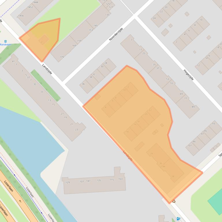 Kaart van postcodegebied 2543EJ.