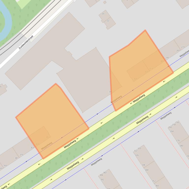 Kaart van postcodegebied 2544AH.