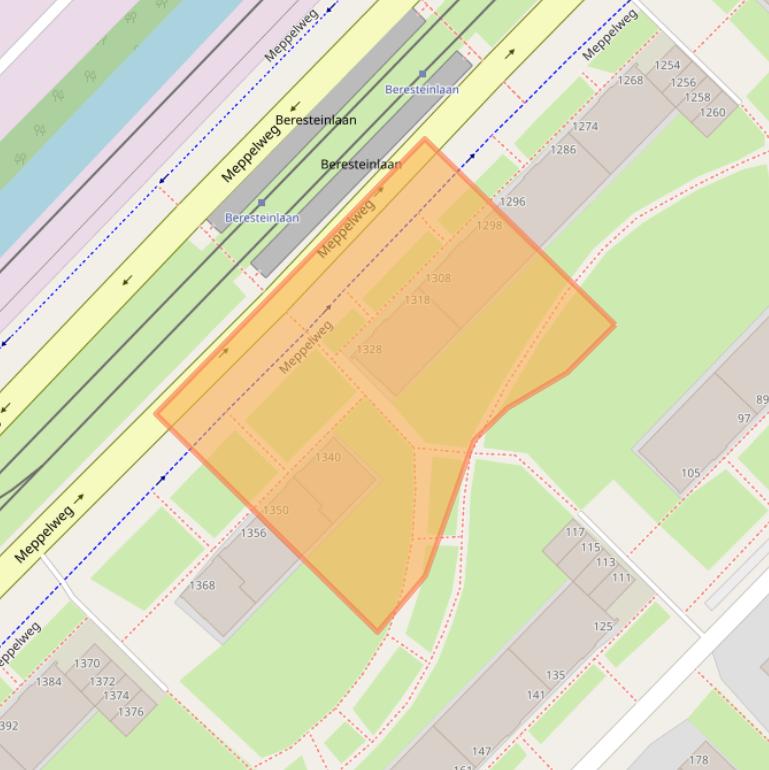 Kaart van postcodegebied 2544CP.