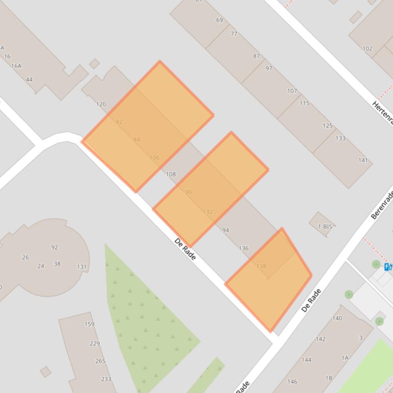 Kaart van postcodegebied 2544JJ.