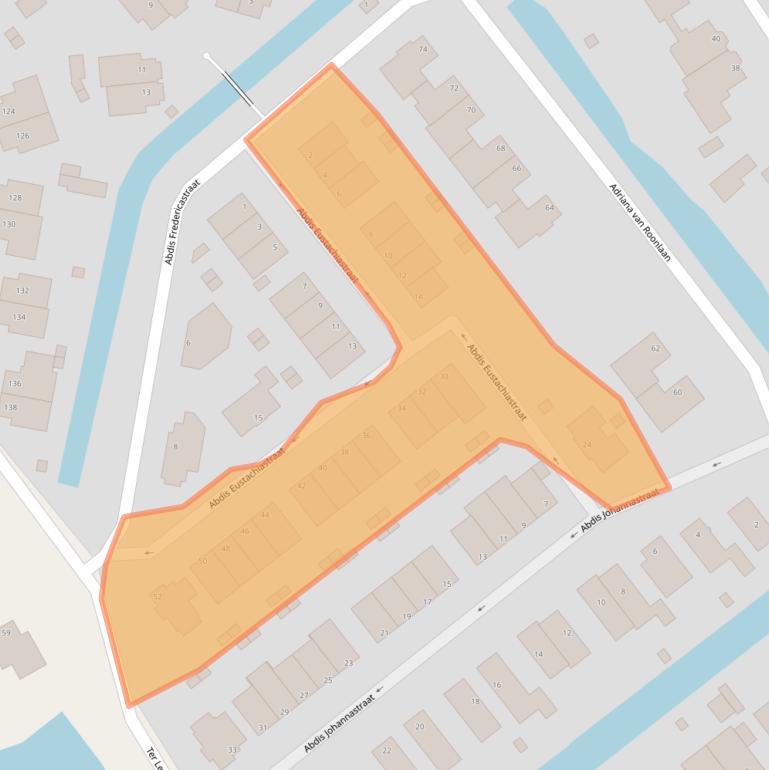 Kaart van postcodegebied 2544NJ.