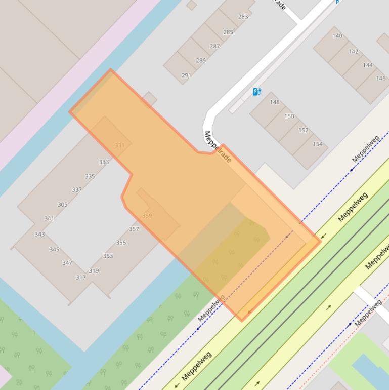 Kaart van postcodegebied 2544XT.