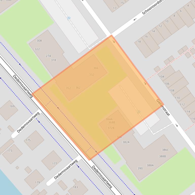 Kaart van postcodegebied 2545AJ.