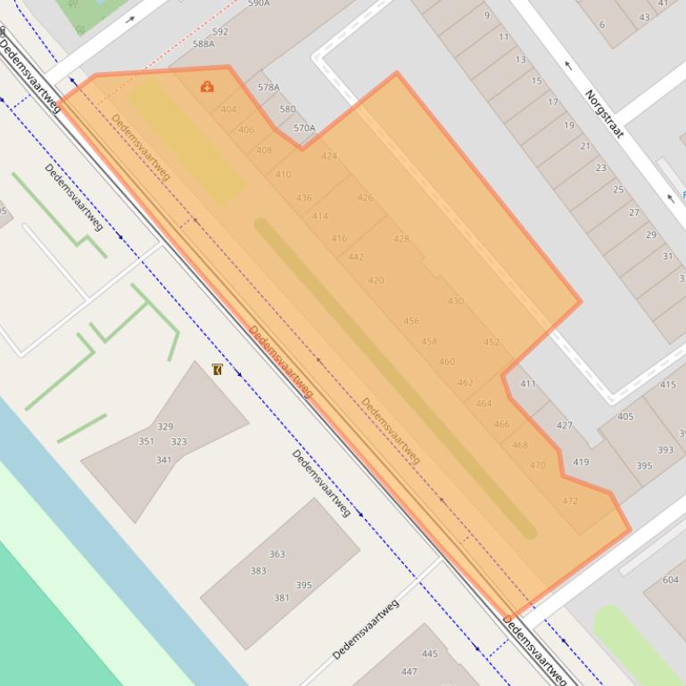 Kaart van postcodegebied 2545AN.