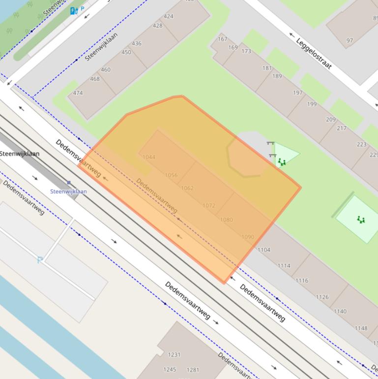 Kaart van postcodegebied 2545BG.