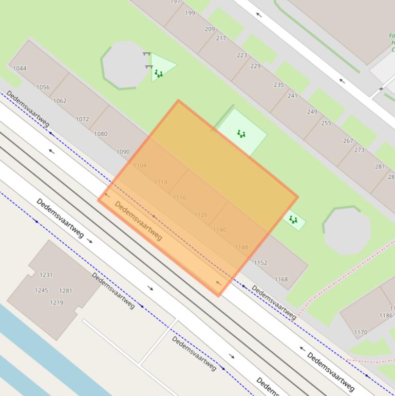 Kaart van postcodegebied 2545BH.