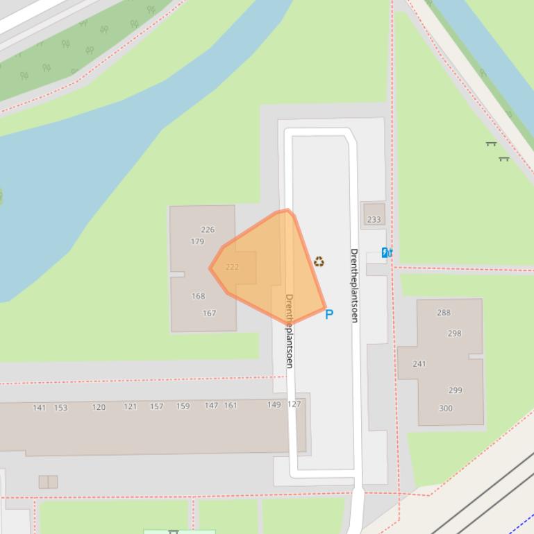 Kaart van postcodegebied 2545BM.