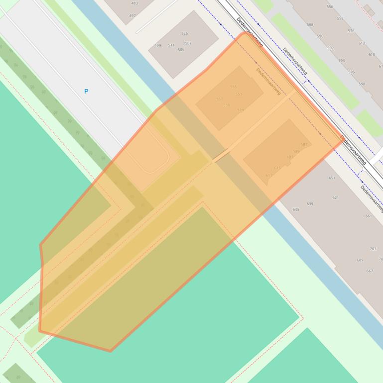 Kaart van postcodegebied 2545DJ.