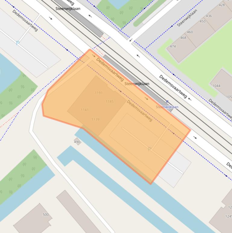 Kaart van postcodegebied 2545DR.