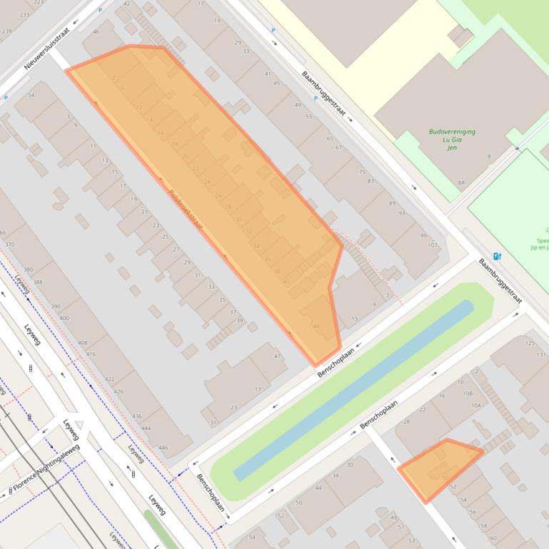 Kaart van postcodegebied 2546RM.