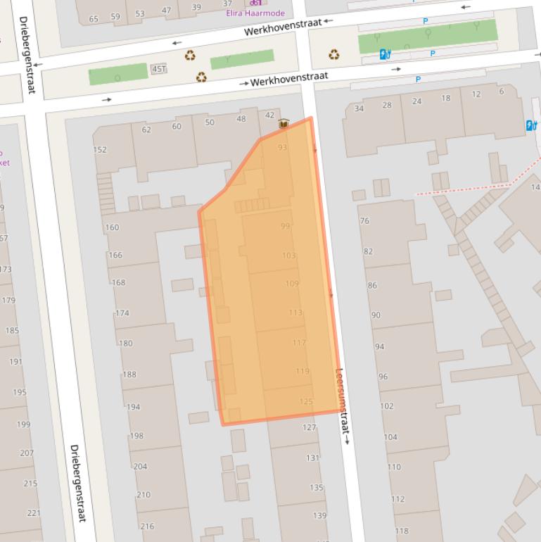 Kaart van postcodegebied 2546TH.