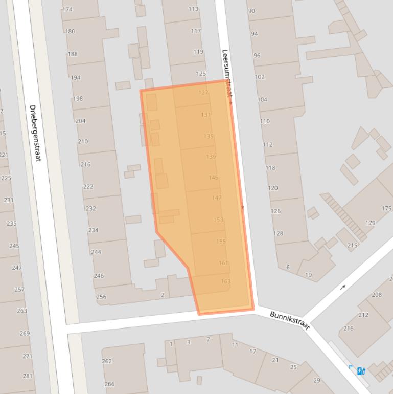 Kaart van postcodegebied 2546TJ.