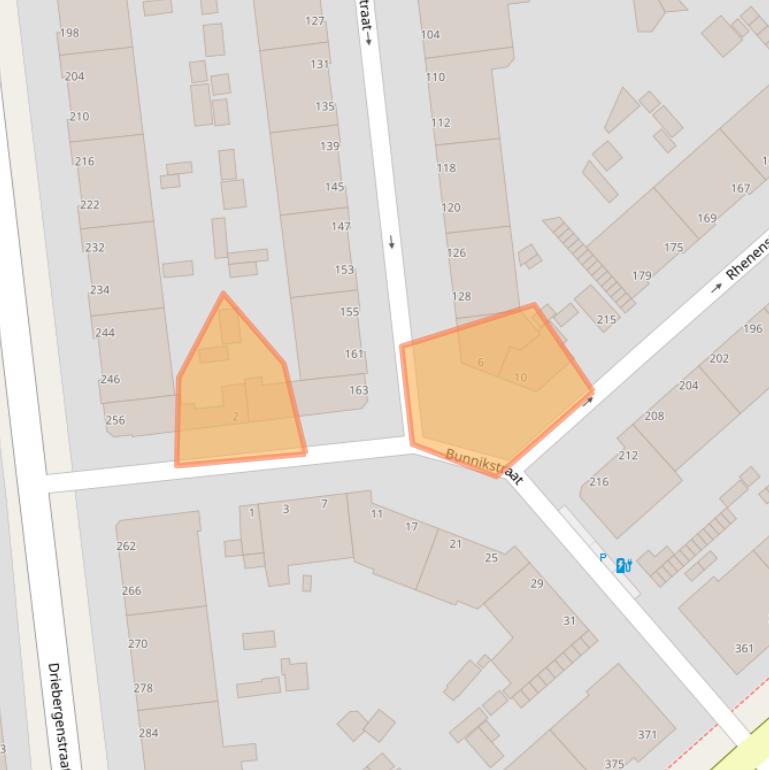Kaart van postcodegebied 2546TP.