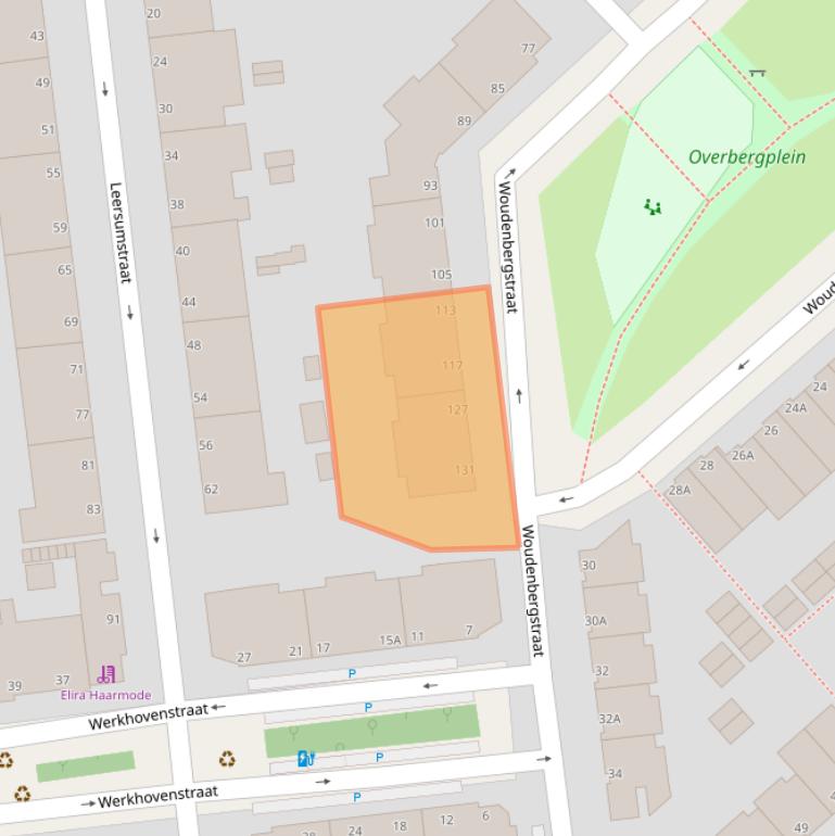 Kaart van postcodegebied 2546VN.