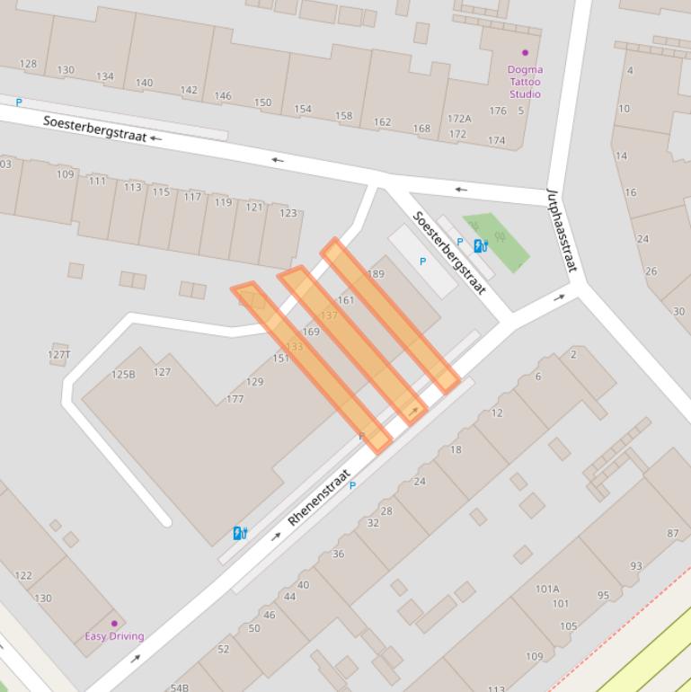 Kaart van postcodegebied 2546XR.