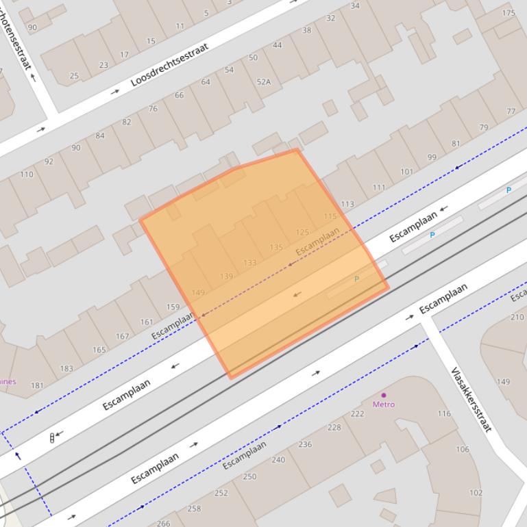 Kaart van postcodegebied 2547GC.