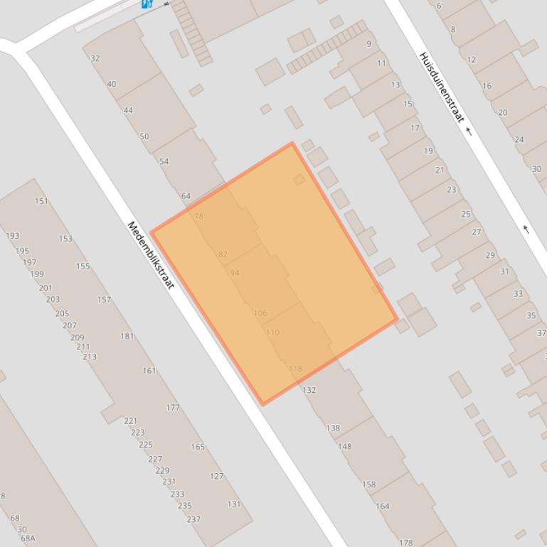 Kaart van postcodegebied 2547HA.