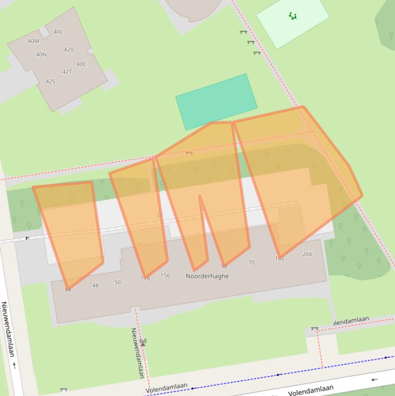 Kaart van postcodegebied 2547JN.