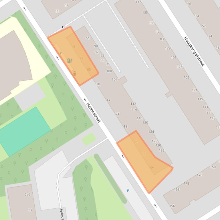 Kaart van postcodegebied 2547KS.