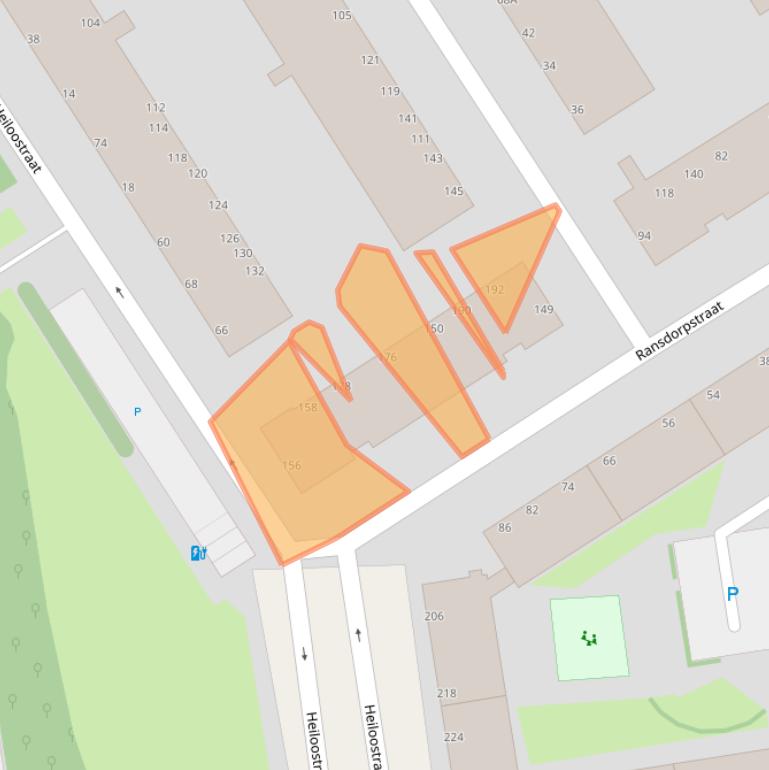 Kaart van postcodegebied 2547KV.