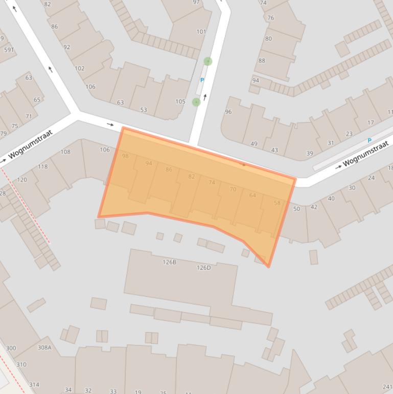 Kaart van postcodegebied 2547TR.