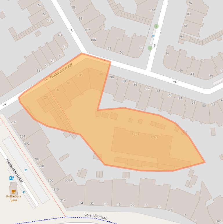 Kaart van postcodegebied 2547TS.
