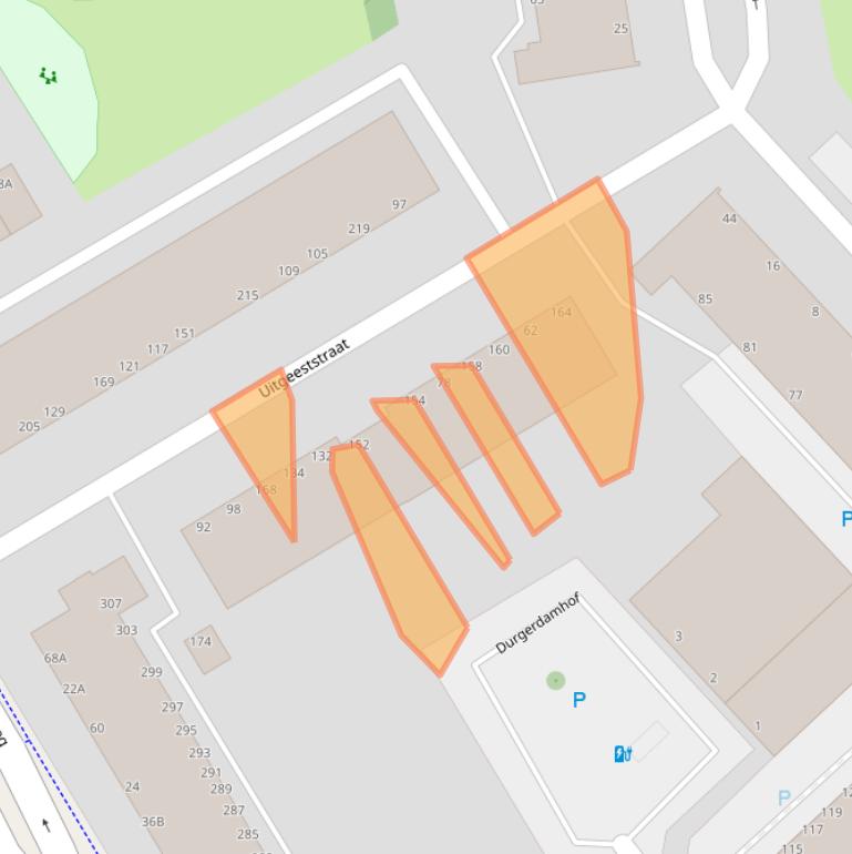 Kaart van postcodegebied 2547VH.