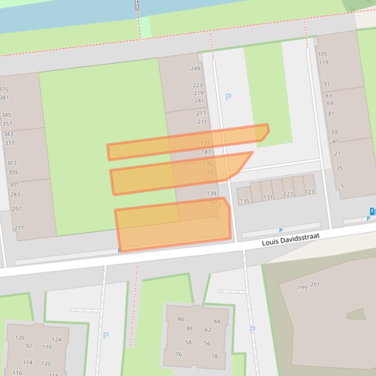 Kaart van postcodegebied 2551ED.