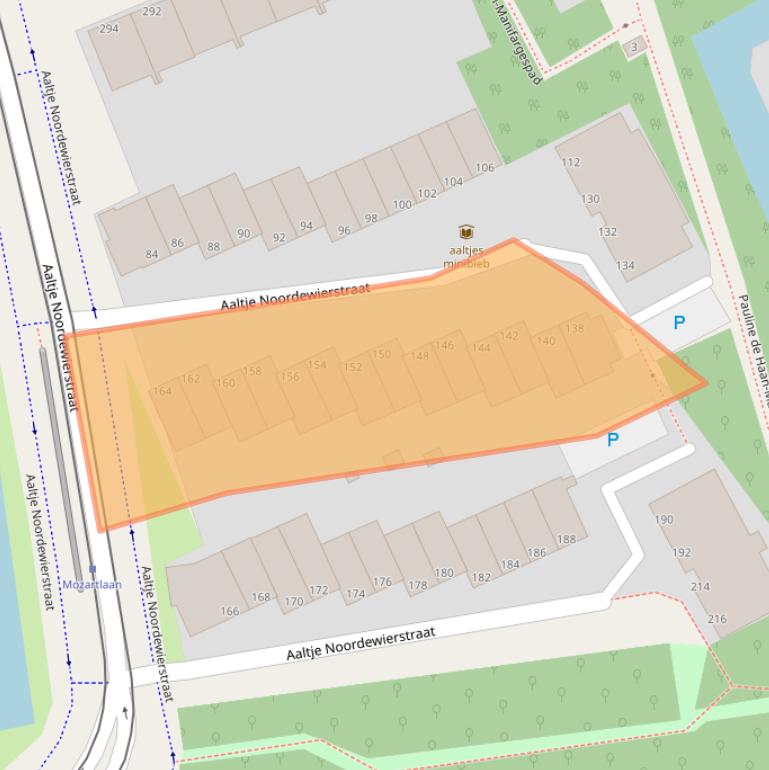 Kaart van postcodegebied 2551GC.