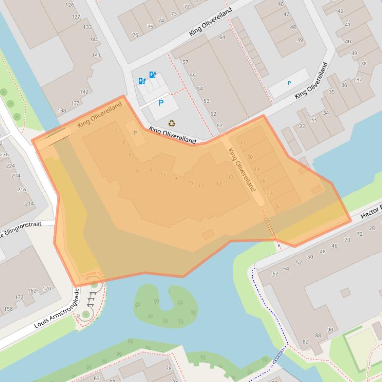 Kaart van postcodegebied 2551JW.