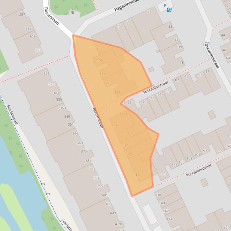 Kaart van postcodegebied 2551MJ.