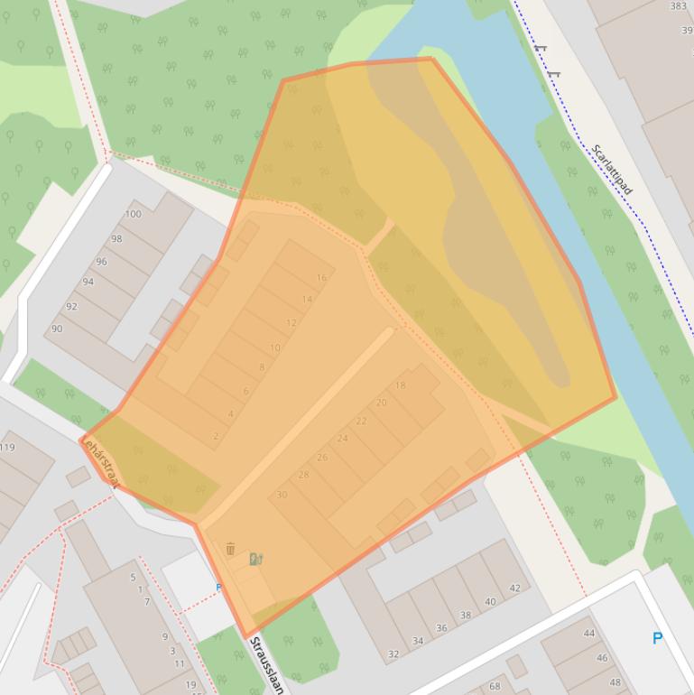 Kaart van postcodegebied 2551NM.