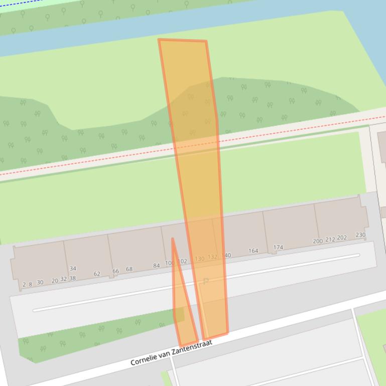 Kaart van postcodegebied 2551PM.