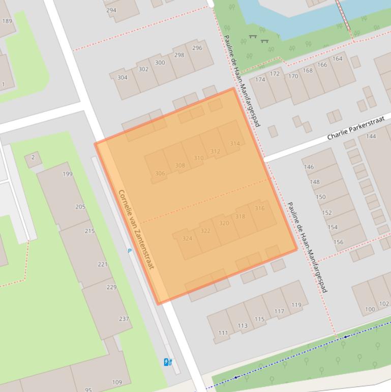 Kaart van postcodegebied 2551PV.