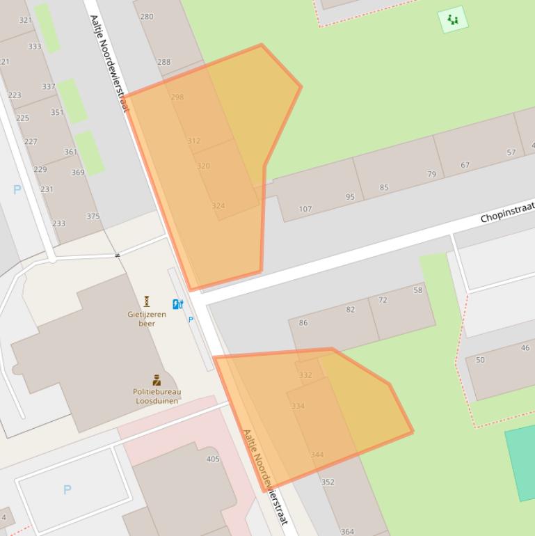 Kaart van postcodegebied 2551SM.