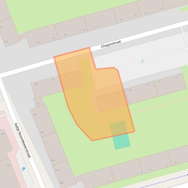 Kaart van postcodegebied 2551SX.